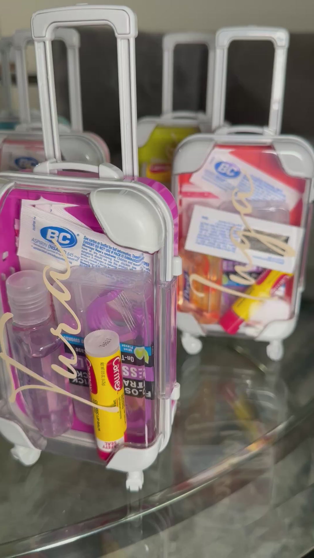 Mini Suitcase Party Favors