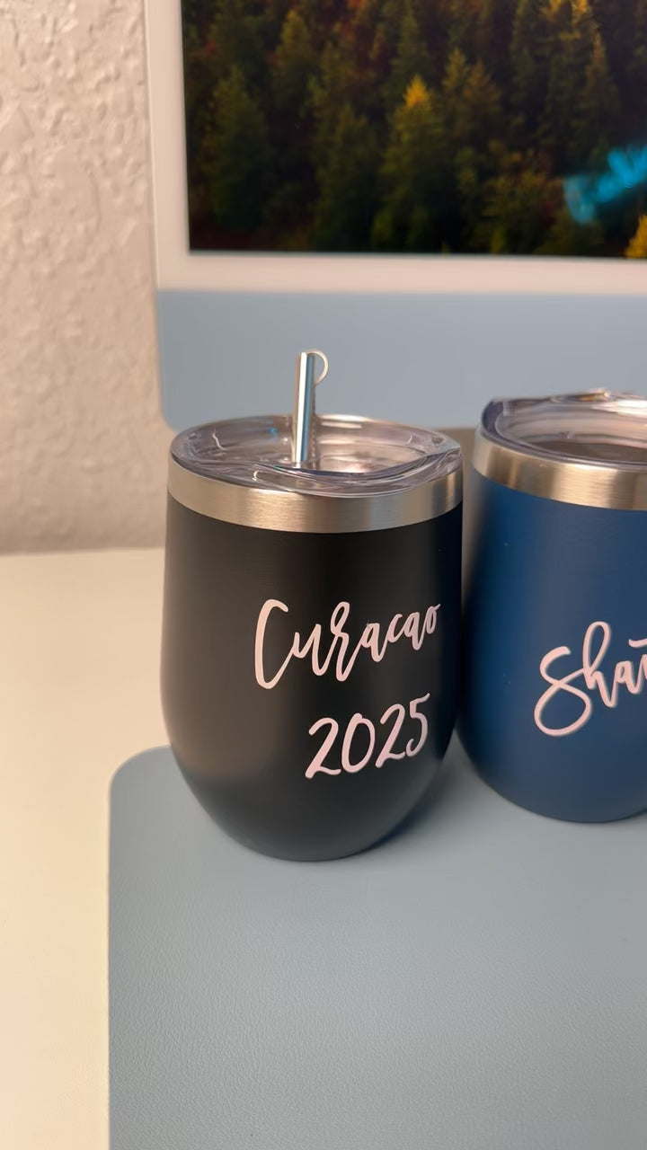 Custom Wine Tumbler